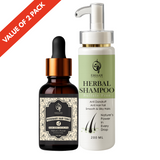 Emaan Hair Growth Essentials – Herbal Shampoo & Rosemary Hair Tonic